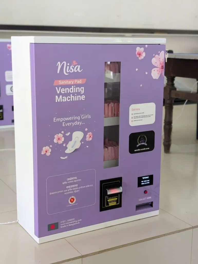 Nisa Cash Acceptor Sanitary Pad Vending Machine (CM-120)